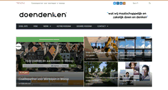 Desktop Screenshot of doendenken.net