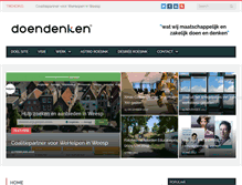 Tablet Screenshot of doendenken.net